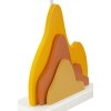 Lampe de table Mauro Ferretti couleur E27 30x57 cm jaune