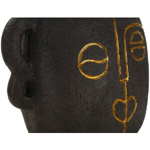 Lampe de table Mauro Feretti Tribal E27 Ø 30,5 x 46 cm marron doré