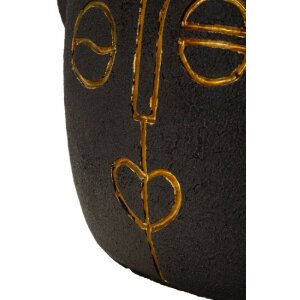 Lampe de table Mauro Feretti Tribal E27 Ø 30,5 x 46 cm marron doré