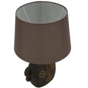 Lampe de table Mauro Feretti Tribal E27 Ø 30,5 x 46 cm marron doré
