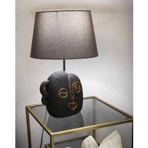 Lampe de table Mauro Feretti Tribal E27 Ø 30,5 x 46 cm marron doré