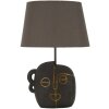 Lampe de table Mauro Feretti Tribal E27 Ø 30,5 x 46 cm marron doré