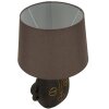 Lampe de table Mauro Feretti Tribal E27 Ø 30,5 x 46 cm marron doré