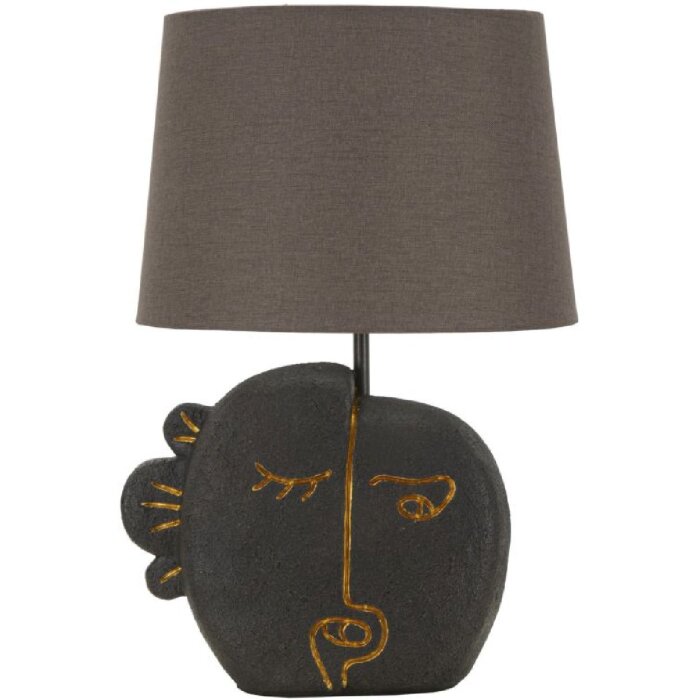 Lampe de table Mauro Ferretti Tribal E27 Ø 27,5x39,5 cm brun doré