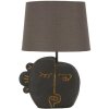 Lampe de table Mauro Ferretti Tribal E27 Ø 27,5x39,5 cm brun doré