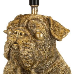 Lampe de table Mauro Feretti Chien E27 Ø 26 x 43,8 cm or gold noir
