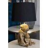 Lampe de table Mauro Feretti Chien E27 Ø 26 x 43,8 cm or gold noir