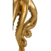 Lampe de table Mauro Ferretti Octopus E27 Ø 30,5 x 64,5 cm doré blanc