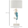 Lampe de table Mauro Ferretti Poisson-clown E27 Ø 30,5 x 66,5 cm blanc bleu