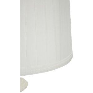 Lampe de table Mauro Ferretti Caserta E27 Ø 30x57 cm blanc doré