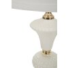 Lampe de table Mauro Ferretti Caserta E27 Ø 30x57 cm blanc doré
