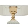 Lampe de table Mauro Ferretti Torre Annunziata E27 Ø 30x57 cm blanc or