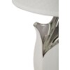 Lampe de table Mauro Ferretti Shiney E27 Ø 30x51 cm blanc argent