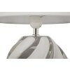 Lampe de table Mauro Ferretti Shiney E27 Ø 30x42 cm blanc argent