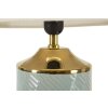 Lampe de table Mauro Ferretti Cape Town E27 Ø 30x47 cm bleu clair dorée