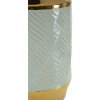 Lampe de table Mauro Ferretti Cape Town E27 Ø 30x47 cm bleu clair dorée