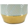 Lampe de table Mauro Ferretti Cape Town E27 Ø 30x47 cm bleu clair dorée