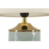 Lampe de table Mauro Ferretti Cape Town E27 Ø 25x40 cm bleu clair dorée
