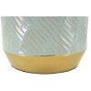 Lampe de table Mauro Ferretti Cape Town E27 Ø 25x40 cm bleu clair dorée