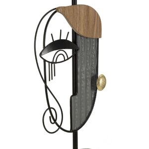 Lampe de table Mauro Ferretti Pikassy E27 Ø 29,8 x 64,8 cm multicolore