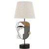 Lampe de table Mauro Ferretti Pikassy E27 Ø 29,8 x 64,8 cm multicolore