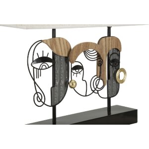 Lampe de table Mauro Ferretti Pikassy Plus E27 50 x 17,8 x 45 cm multicolore