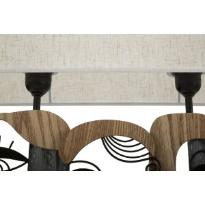 Lampe de table Mauro Ferretti Pikassy Plus E27 50 x 17,8 x 45 cm multicolore