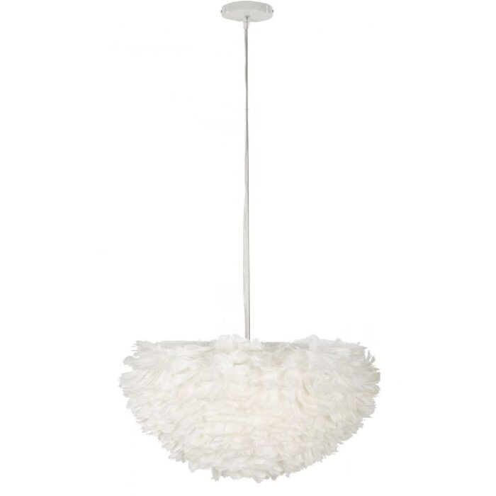 Lampe de plafond Mauro Ferretti E27 Ø 60 x 30 cm blanche