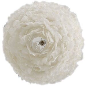 Lampe de plafond Mauro Ferretti E27 Ø 60 x 30 cm blanche
