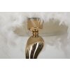 Lampe de table Mauro Ferretti Cart E27 Ø 25x47 cm blanc doré