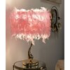 Lampe de table Mauro Ferretti Cart E27 Ø 25x47 cm rose dorée
