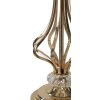 Lampe de table Mauro Ferretti Tarty E27 Ø 25x54 cm blanc doré