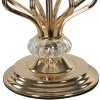 Lampe de table Mauro Ferretti Tarty E27 Ø 25x54 cm blanc doré