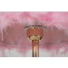 Lampe de table Mauro Ferretti Tarty E27 Ø 25x54 cm rose dorée