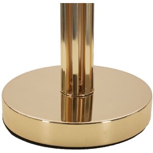 Lampe de table Mauro Ferretti Slimmy E27 Ø 28x53 cm blanc or