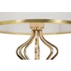 Lampe de table Mauro Ferretti Slimmy E27 Ø 28x53 cm blanc or
