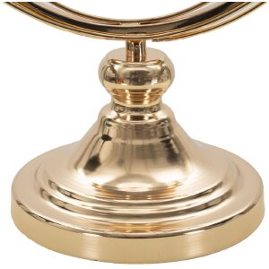 Lampe de table Mauro Ferretti Bruxelles E27 Ø 36x65 cm noir or
