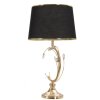 Lampe de table Mauro Ferretti Bruxelles E27 Ø 36x65 cm noir or