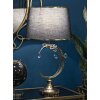 Lampe de table Mauro Ferretti Bruxelles E27 Ø 36x65 cm noir or