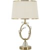 Lampe de table Mauro Ferretti Versailles E27 Ø 36x60 cm blanc doré