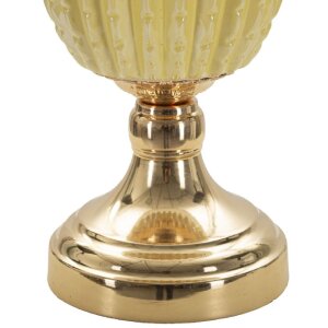 Lampe de table Mauro Ferretti E27 Ø 30x55 cm doré crème