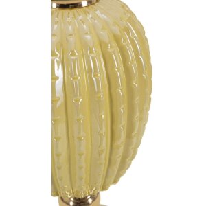 Lampe de table Mauro Ferretti E27 Ø 30x55 cm doré crème