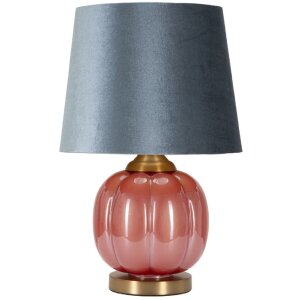 Lampe de table Mauro Ferretti Helene Boule E27 Ø 32,5 x 50 cm rouge bleu