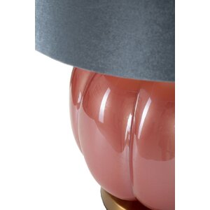 Lampe de table Mauro Ferretti Helene Boule E27 Ø 32,5 x 50 cm rouge bleu
