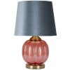 Lampe de table Mauro Ferretti Helene Boule E27 Ø 32,5 x 50 cm rouge bleu