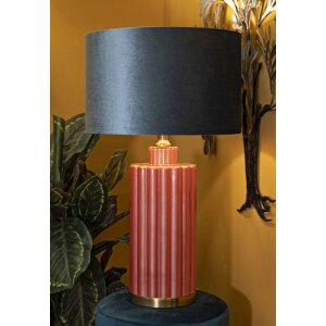 Lampe de table Mauro Ferretti Helenenturm E27 Ø 40x70 cm rouge bleu