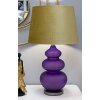 Lampe de table Mauro Ferretti Milva trois E27 Ø 40x70 cm violet jaune