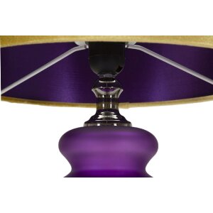 Lampe de table Mauro Feretti Milva Deux E27 Diamètre 32,5 x 57,5 cm violet-or