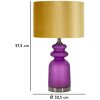 Lampe de table Mauro Feretti Milva Deux E27 Diamètre 32,5 x 57,5 cm violet-or