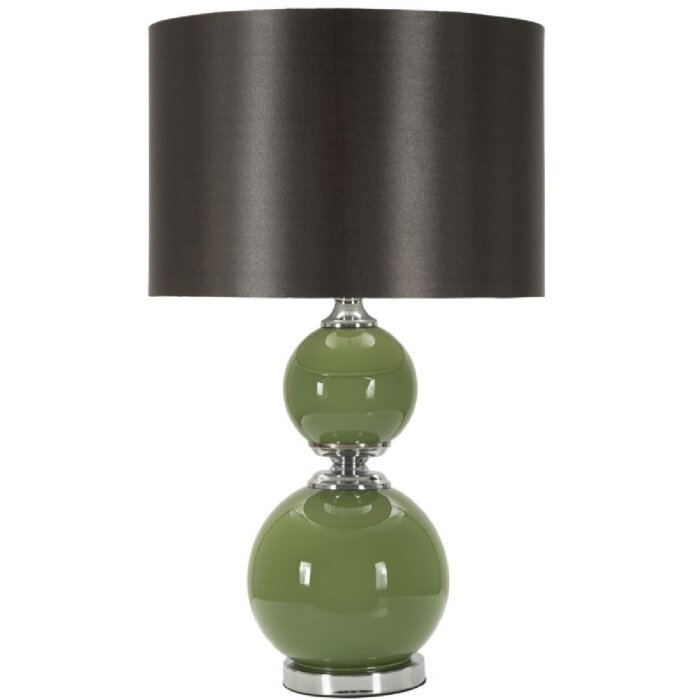 Lampe de table Mauro Feretti Eva en deux parties (E27) Ø 38 x 65 cm vert noir